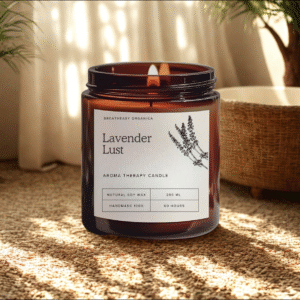 Metal Lid Jar Aroma Therapy Candle 200 ML