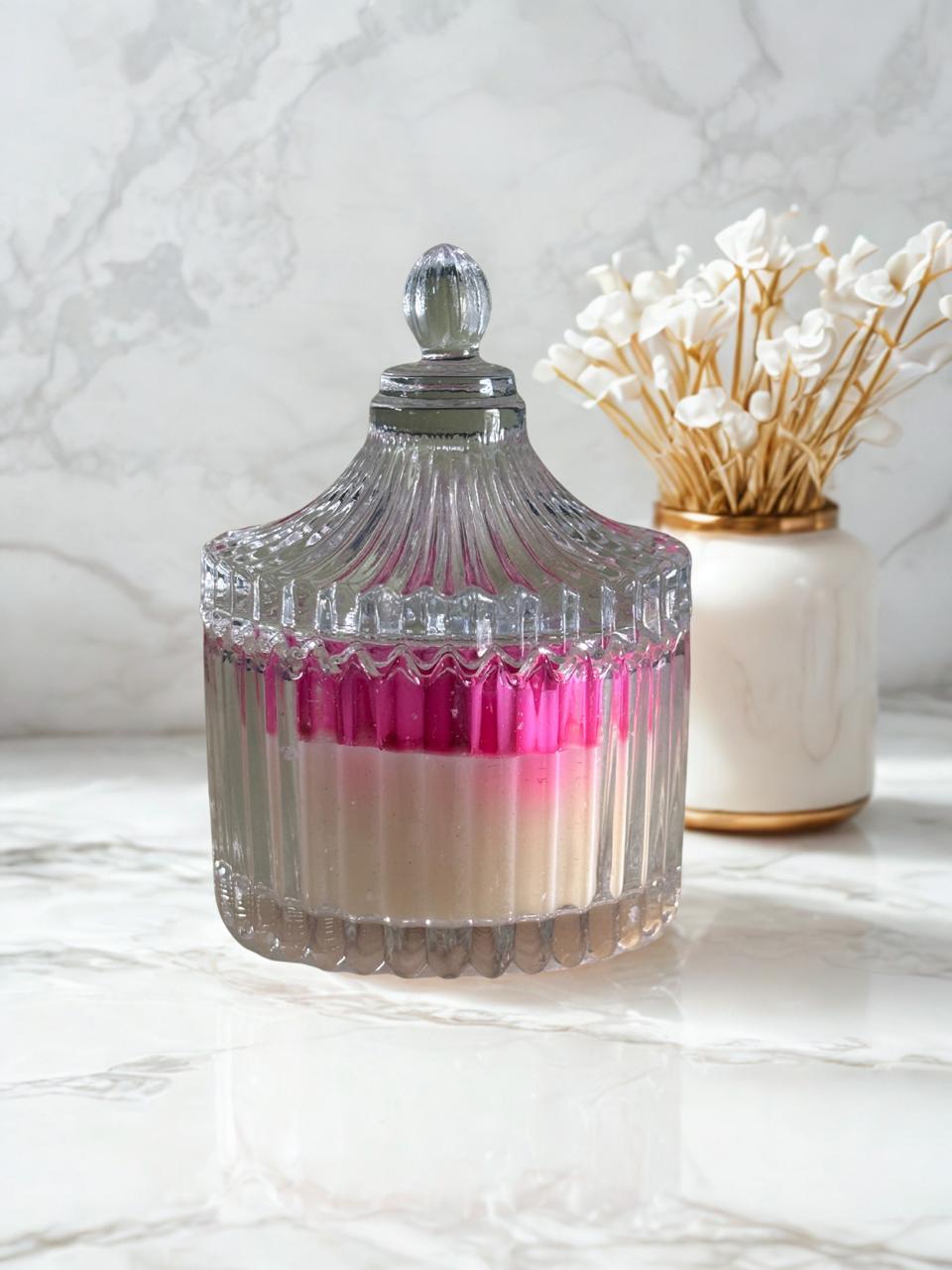 Rose Reverie Crystal Jar Candle 100 ML - Image 2