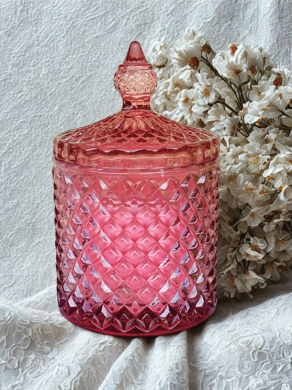 Rose Reverie Crystal Jar Candle 250 ML