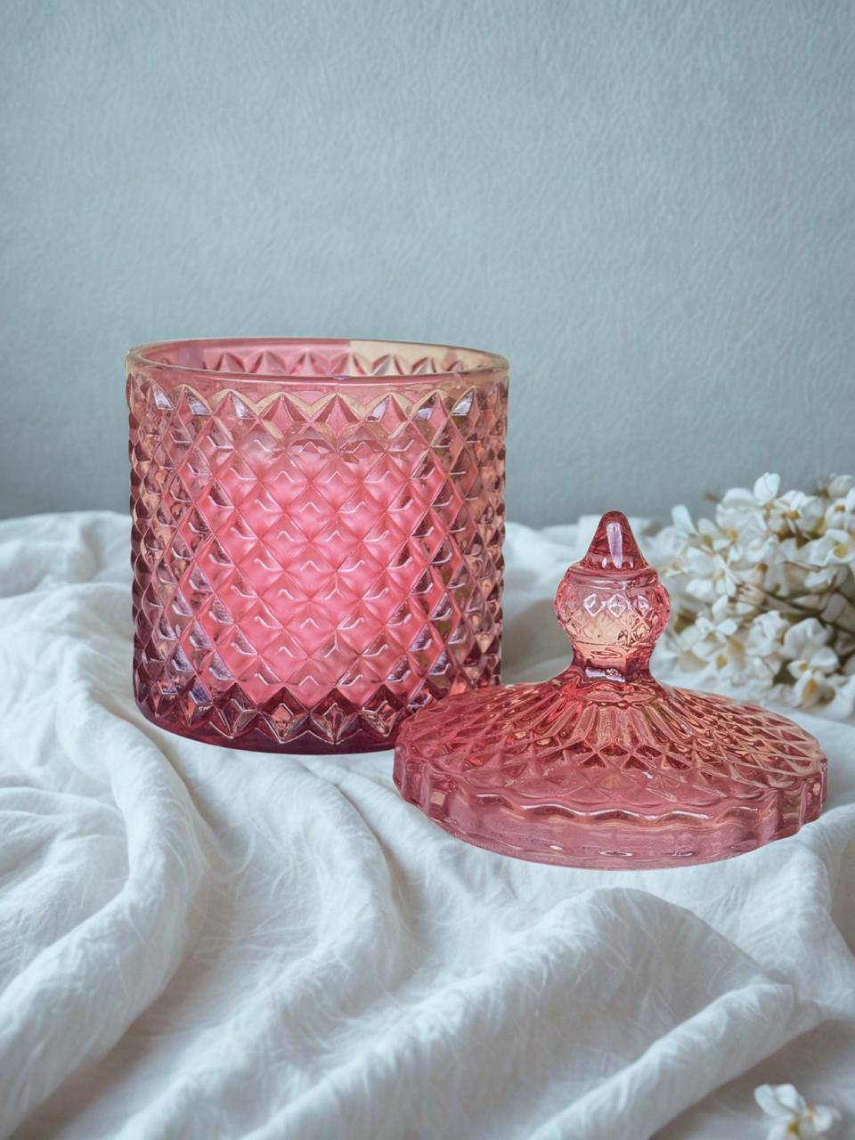Rose Reverie Crystal Jar Candle 250 ML - Image 3