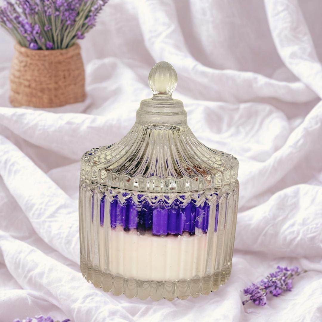 Wild Lavender Mist Crystal Jar Candle 100 ML - Image 3
